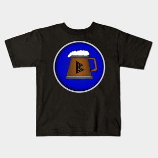 Bugman's Heraldry on Round Shield Kids T-Shirt